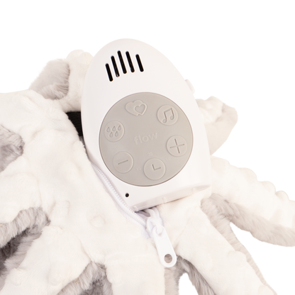 Olly White pluche zwart geluid