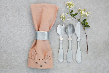Lot de 2 Serviettes de Table Faded Rose / Powder Pink