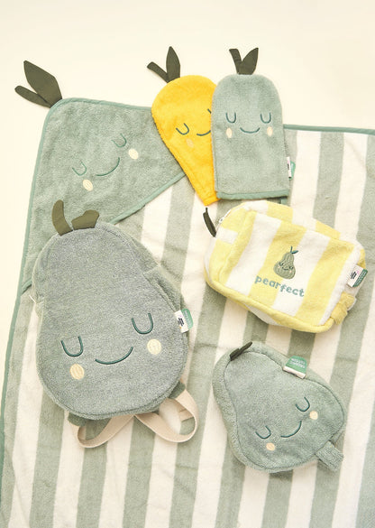 Ensemble de gants de toilette Citron/Poire