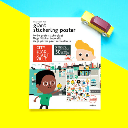 Colorante de pegatinas de póster gigante