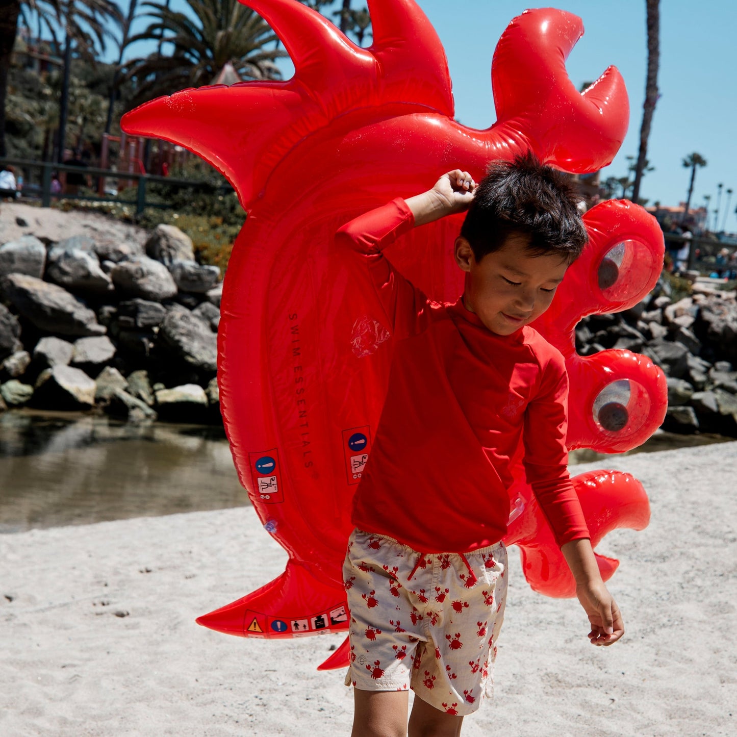 Pool Float Crab - Red - Dreamscape