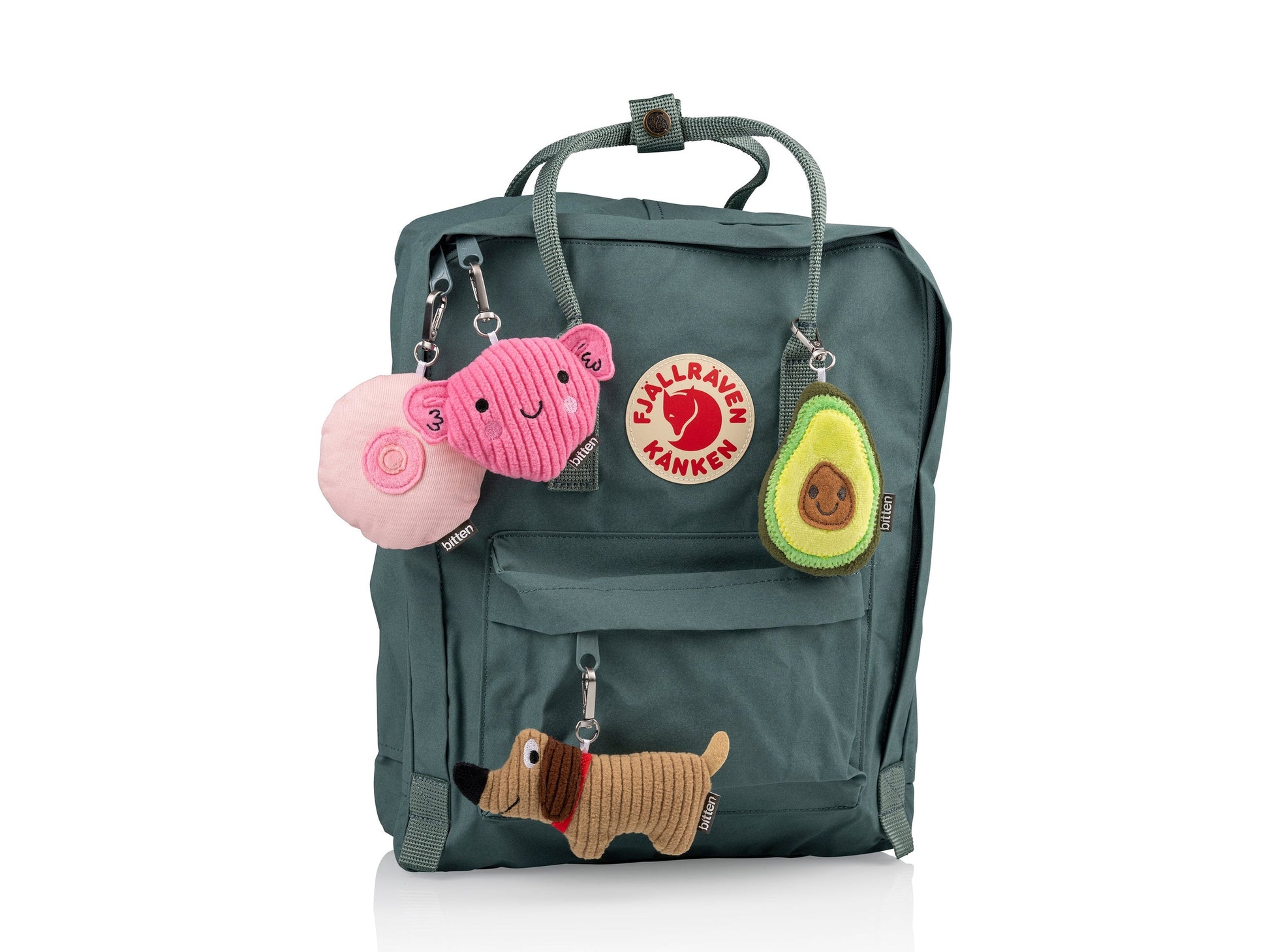 Keyfriend Stretched Sausage Dog Bitten – Porte-clés original