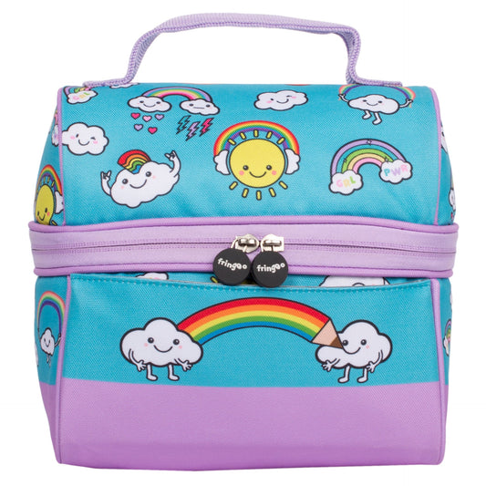 Retro sac repas arc-en-ciel World