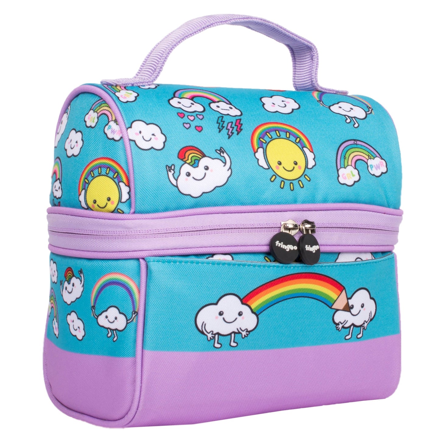 Retro Sac repas arc-en-ciel World