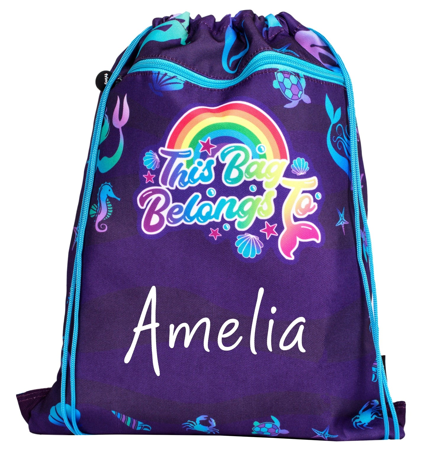Sac à cordon- violet sirènes