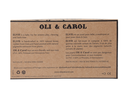 Elvis le Canard Gris – Jouet de bain et dentition bébé – vue produit 6