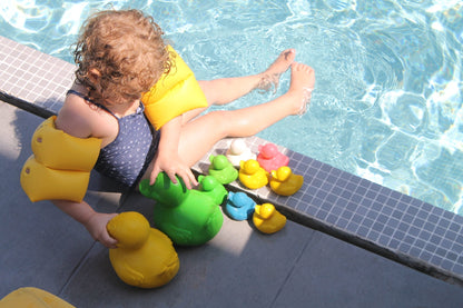 Elvis le Canard Rose – Jouet de bain et dentition bébé – vue produit 47