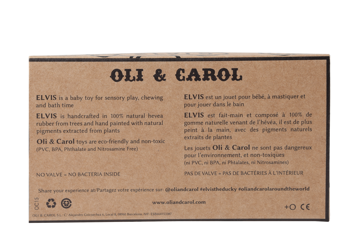 Elvis le Canard Pois Roses – Jouet de bain et dentition bébé – vue produit 7