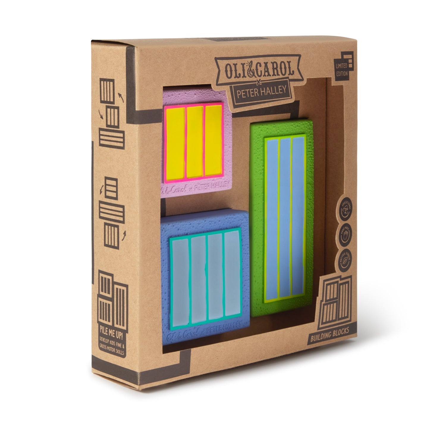 Cells – Blocs à empiler bébé – Oli&Carol x Peter Halley – vue produit 3