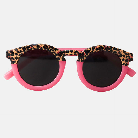 Lunettes de soleil Enfant Hop'Pop – Léopard Transparent – CAT 3