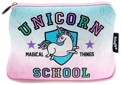 Grande trousse scolaire imprimée – licorne scolaire