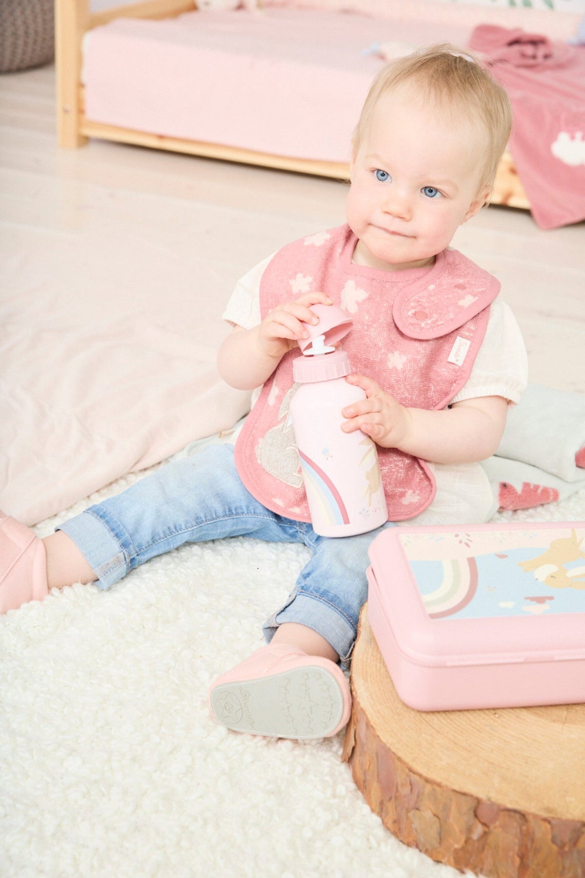 Boîte à goûter enfant Lapin Hanni – mise en situation
