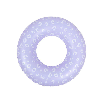Bouée De Bain Léopard Lilas