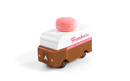 Camionette en Bois Candycar World - Van Macaron Framboise