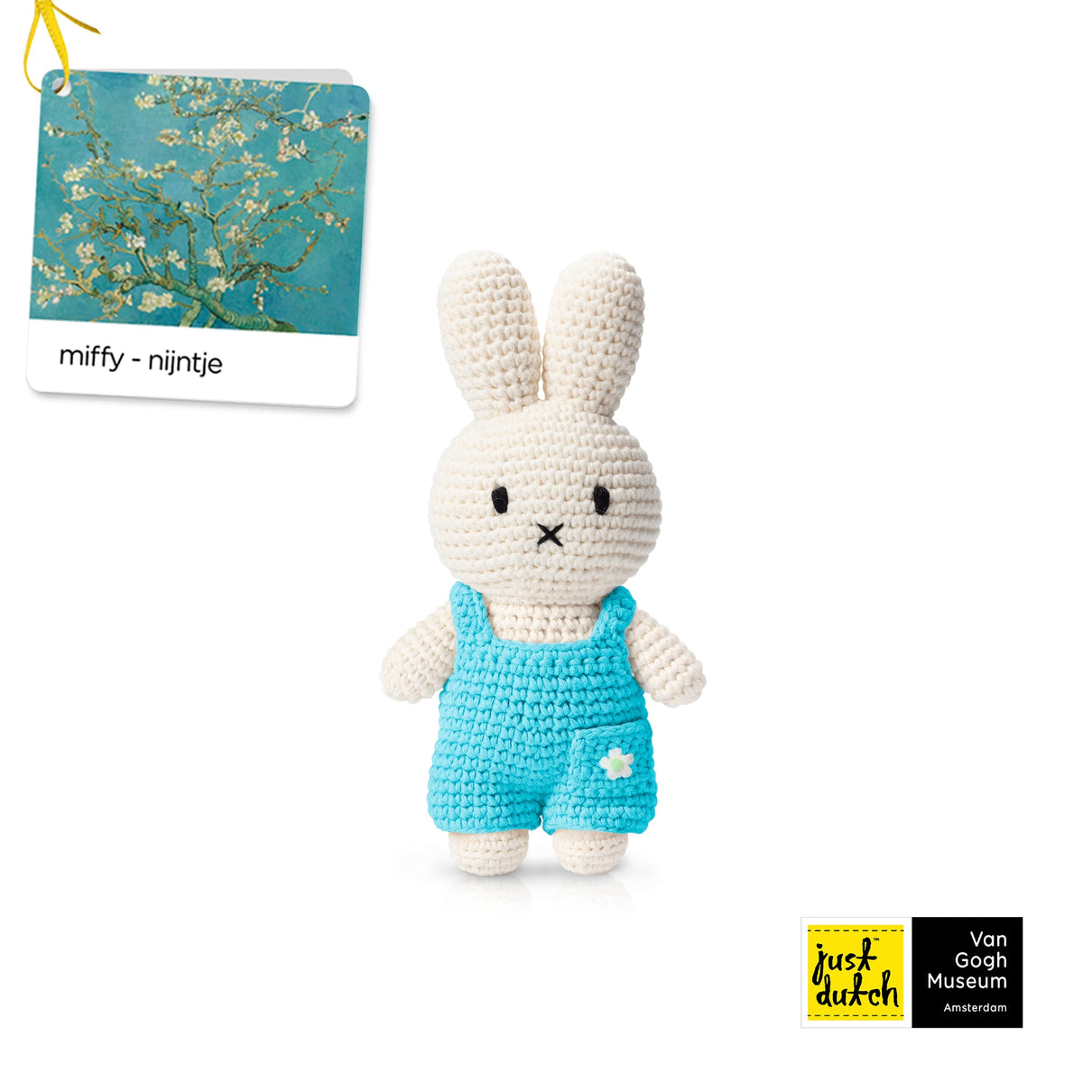 Peluche Miffy – Salopette Amandier en Fleurs