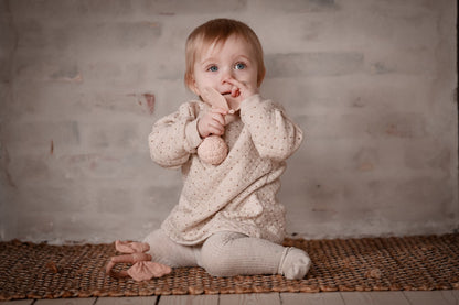 Hochet Papillon Rose - Natruba