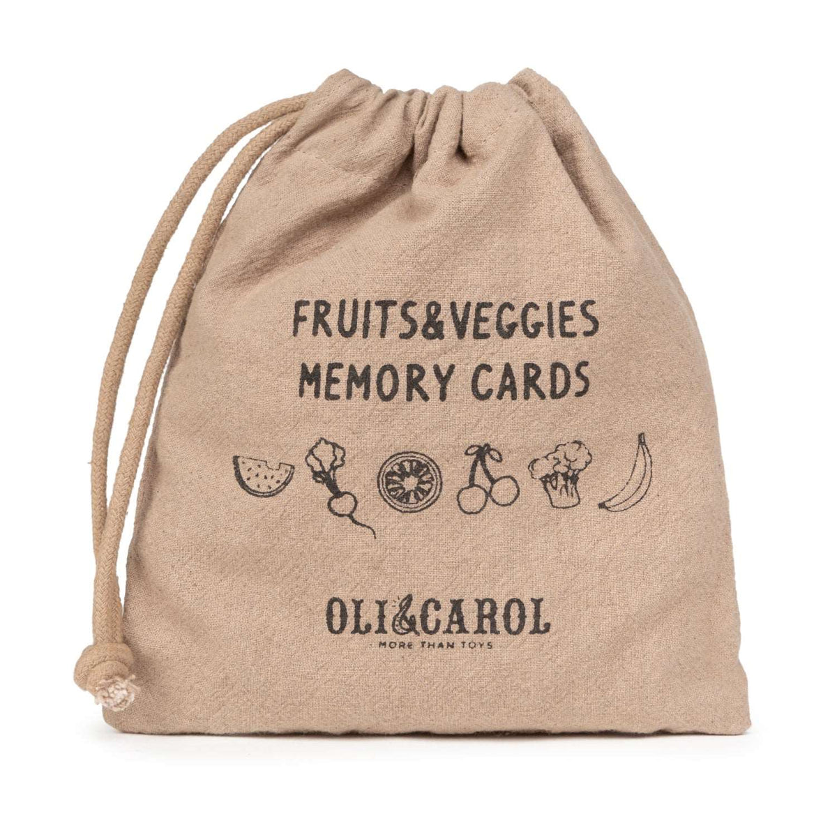 Fruits & Veggies – Jeu de mémoire en tissu – vue produit 3