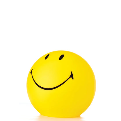 Lampe Smiley XL High Light Mr Maria, vue diagonale allumée