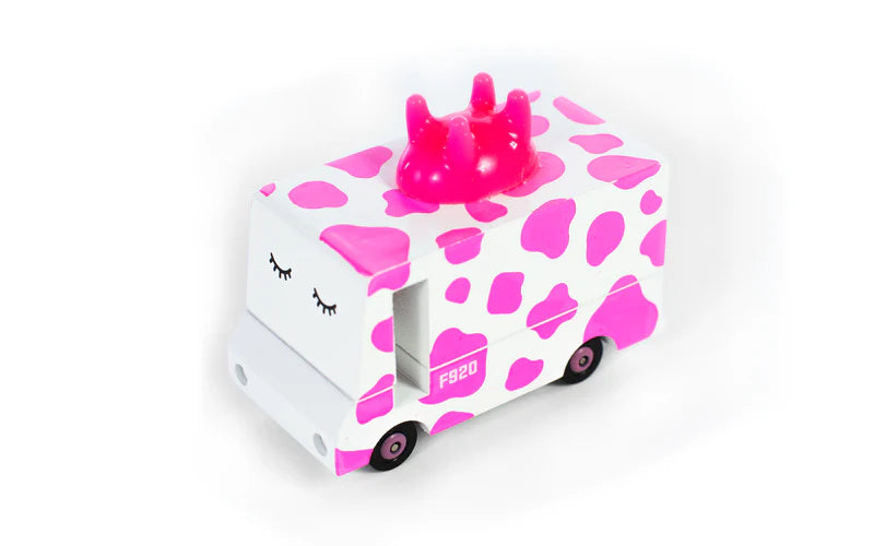 Camionette en Bois Candycar World - Strawberry Moo