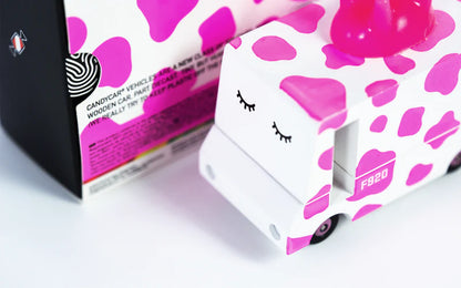 Camionette en Bois Candycar World - Strawberry Moo