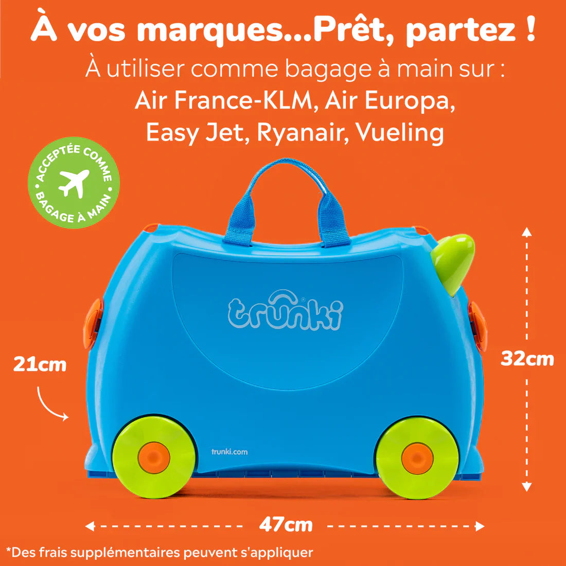 Trunki Ride On - Terrance Bleu
