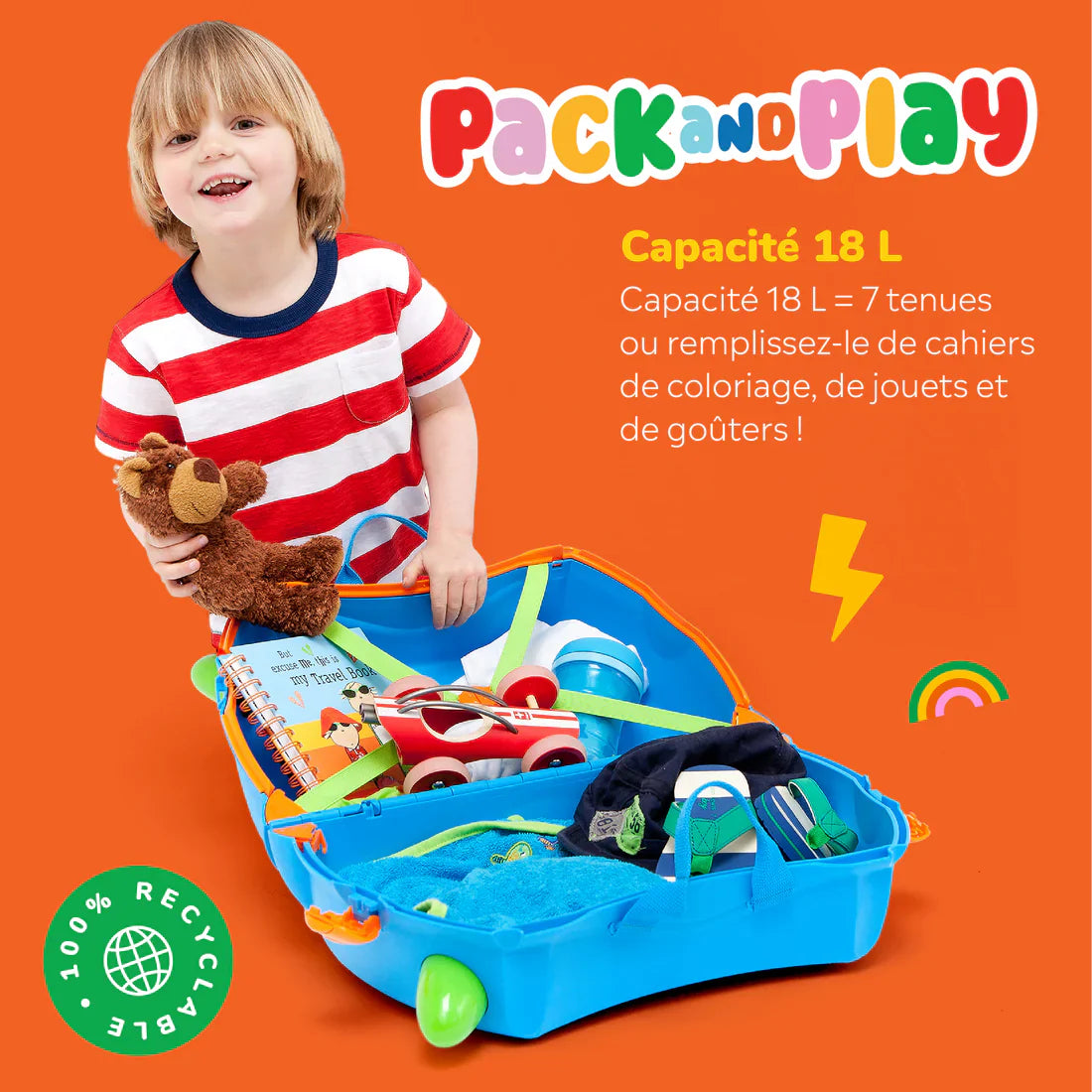 Trunki Ride On - Terrance Bleu