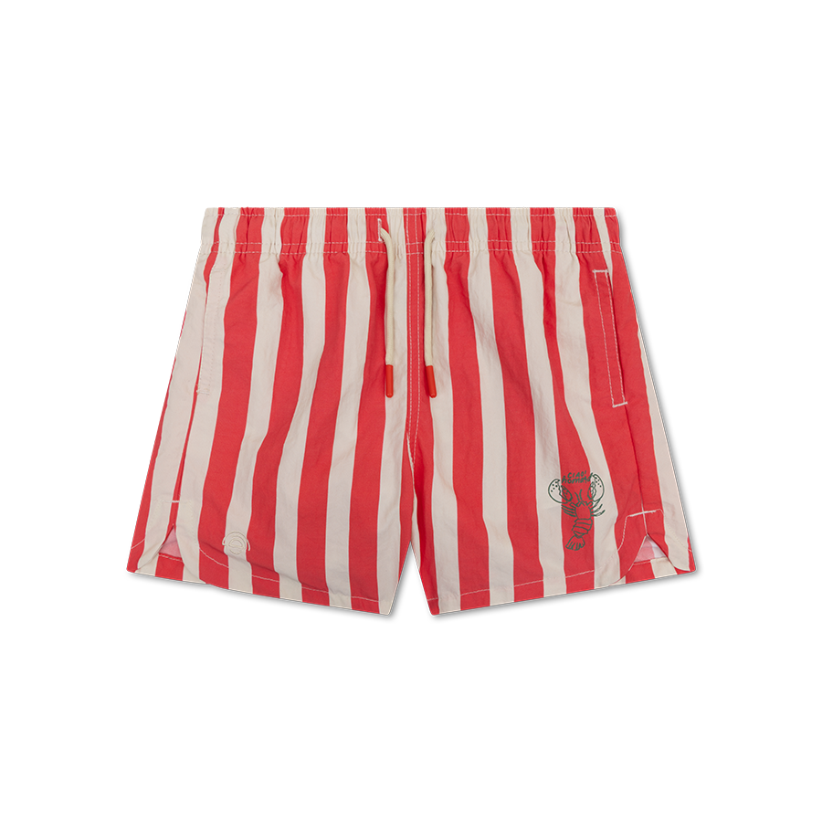 Family Bundle Swimwear - Beige/Red - Lobster Stripe