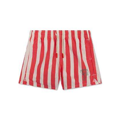 Family Bundle Swimwear - Beige/Red - Lobster Stripe
