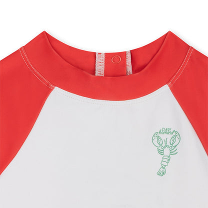 Swimming T-Shirt Short Sleeves - Red - Catch Of The Day