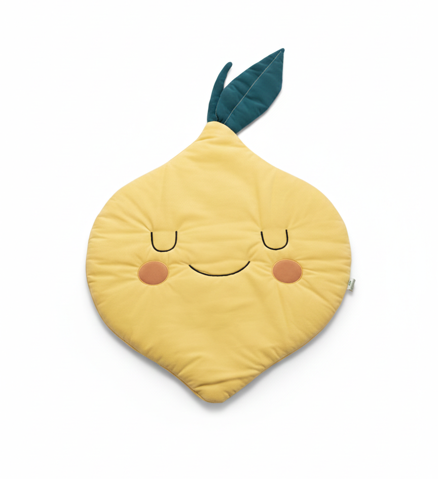 Tapis de jeu haut de gamme en percale douce LEMON
