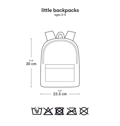 Petit sac à dos enfant - Arc-en-ciel – vue 8 – A Little Lovely Company