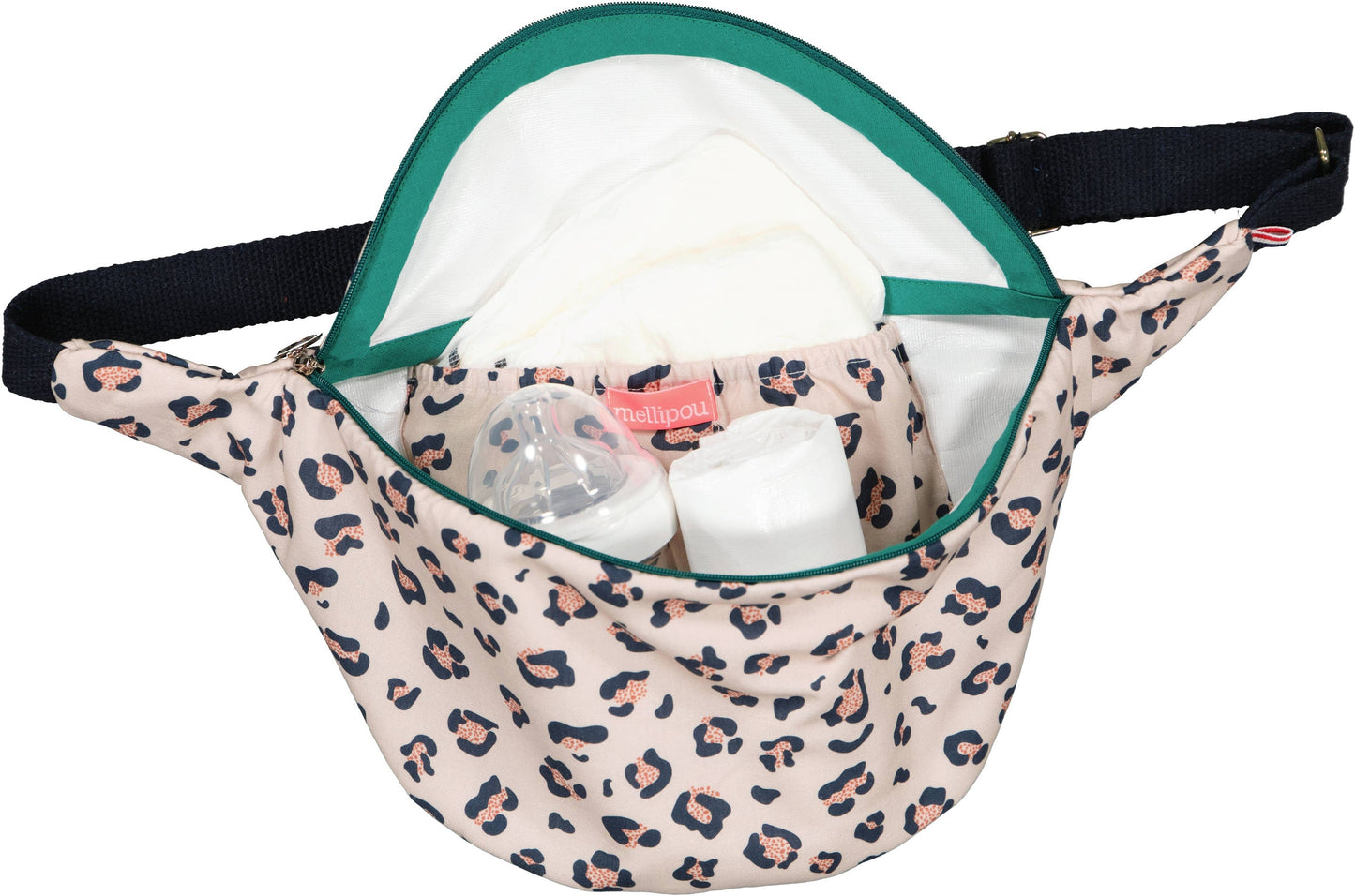 Sac banane à langer - All over Léopard