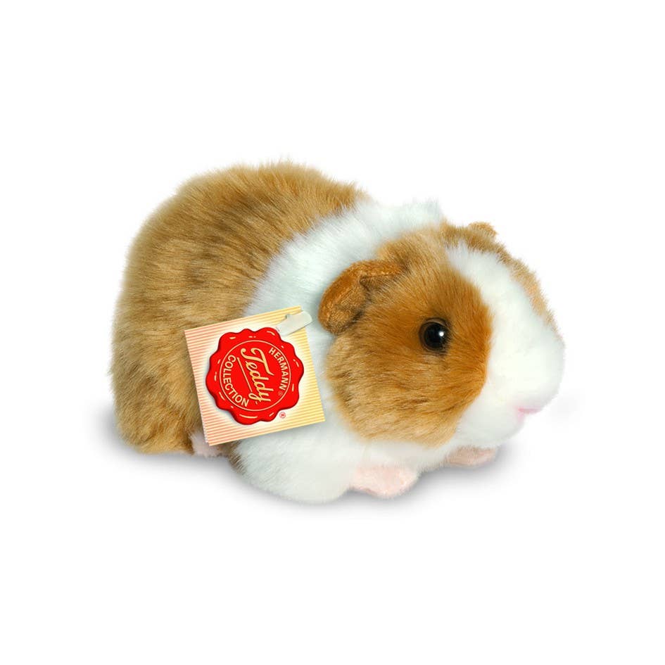 Peluche Cochon d'Inde doré/blanc