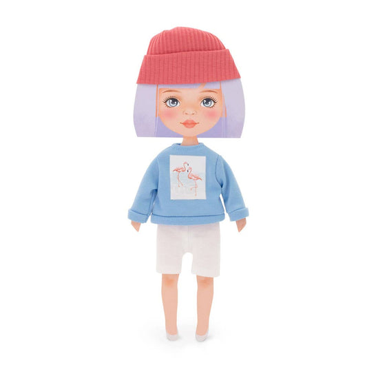 Ensemble de vêtements : sweat-shirt bleu, 28 cm