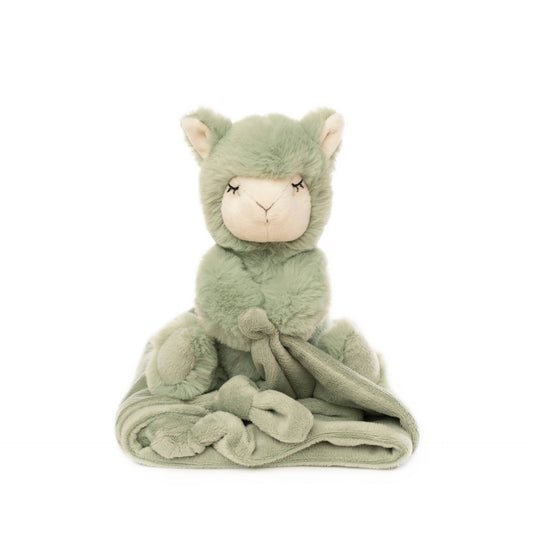 Doudou Lama - vert citron doux