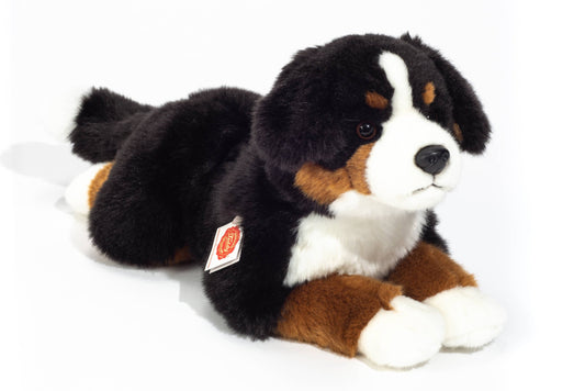 Peluche Bouvier bernois Couché