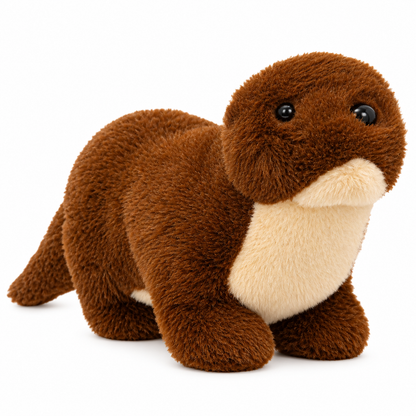 Loutre de rivière en peluche réaliste - Collection All About Nature