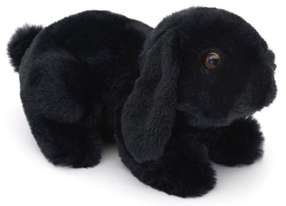 Peluche Lapin Bélier, couché (noir)