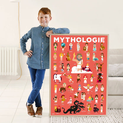 Mythologie - Poster en stickers - Discovery 7+