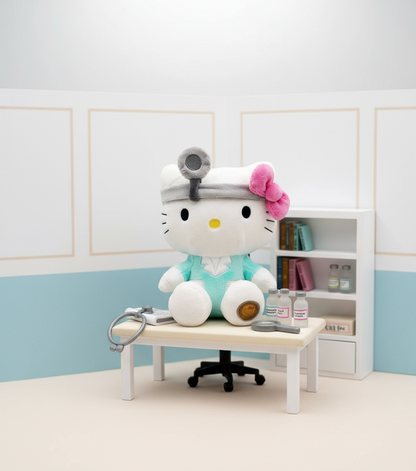 Peluche Hello Kitty Docteur - produit Joy Toy