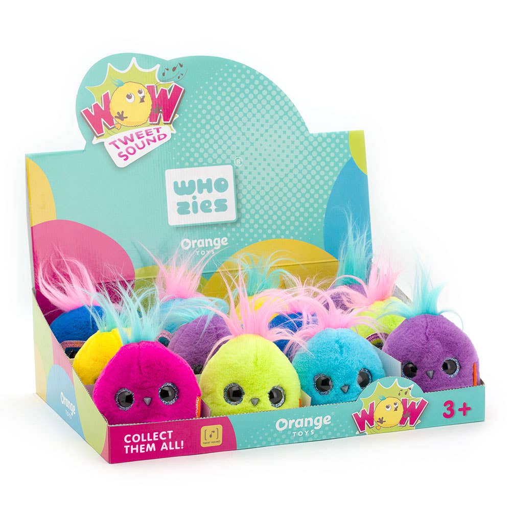 Whozie en peluche : Yeux lumineux *Interactif - 13 cm