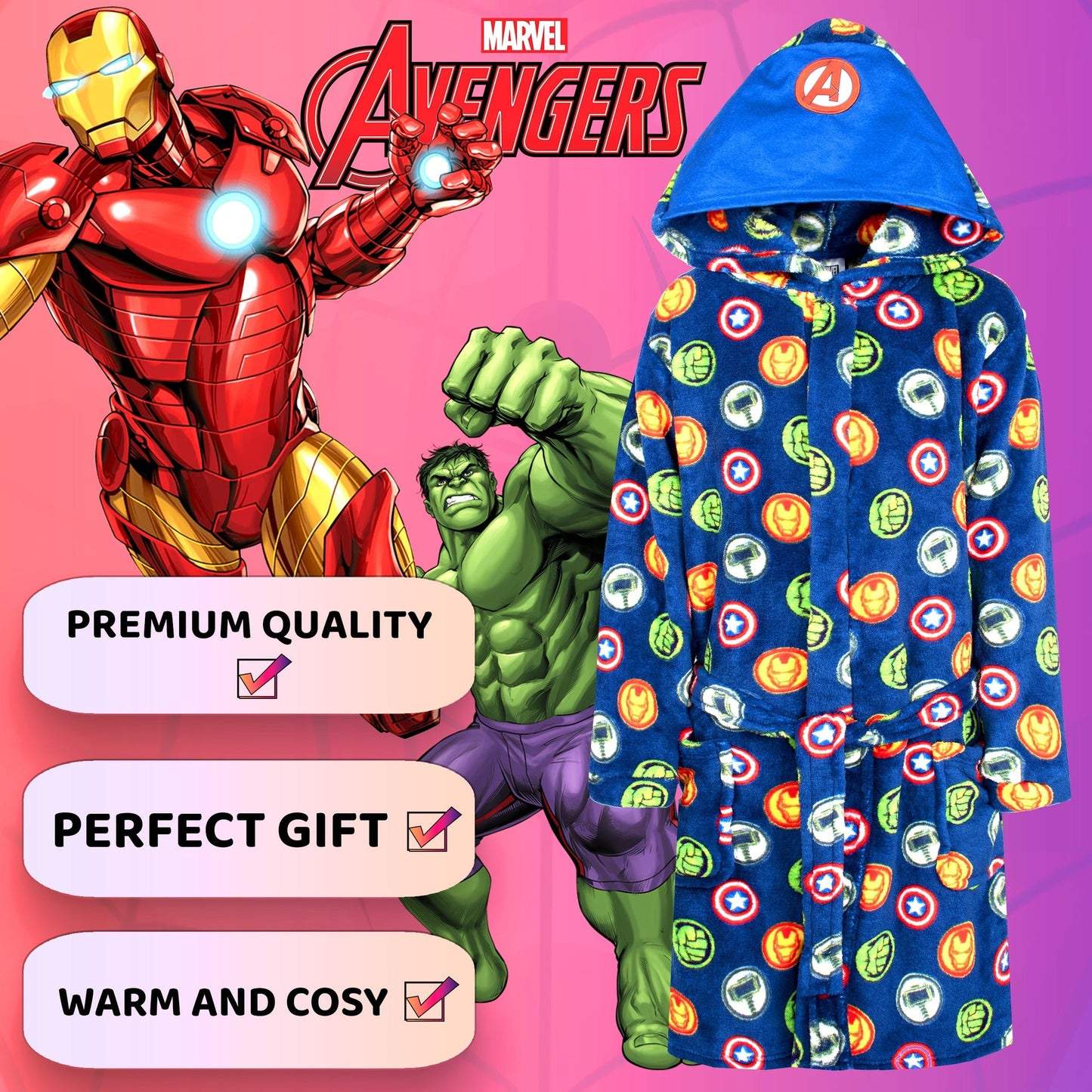 Marvel Dressing Gown – Avengers
