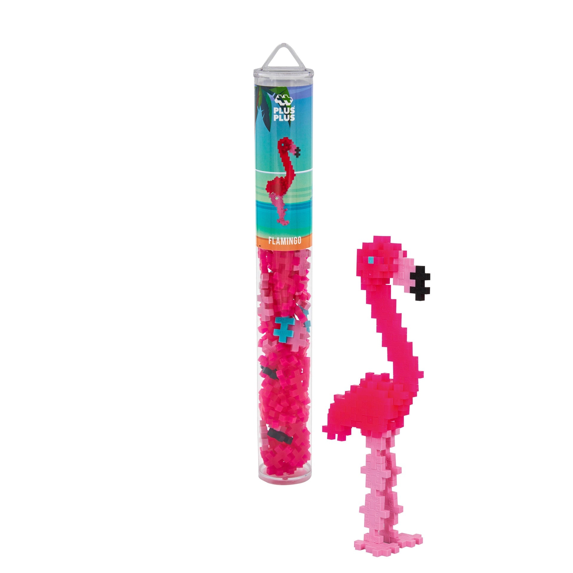 tube 100 pcs animaux jeu de construction plus plus