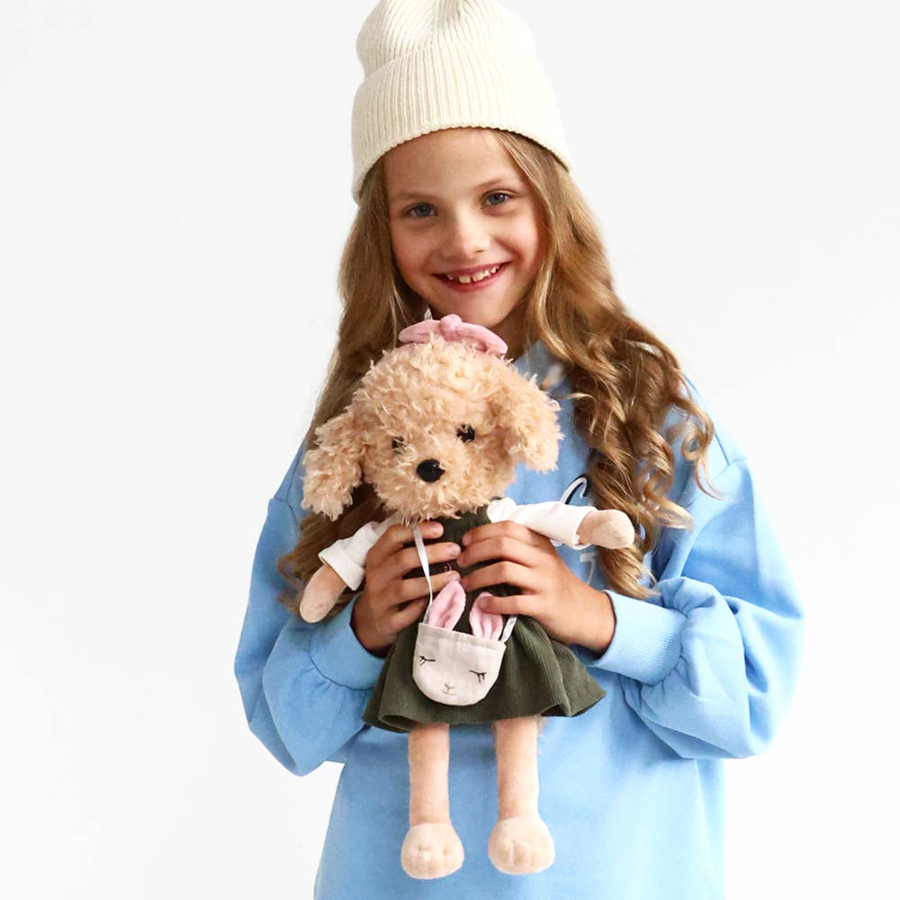 Poupée chien Lucky Fendi : Voyage à Paris-38cm