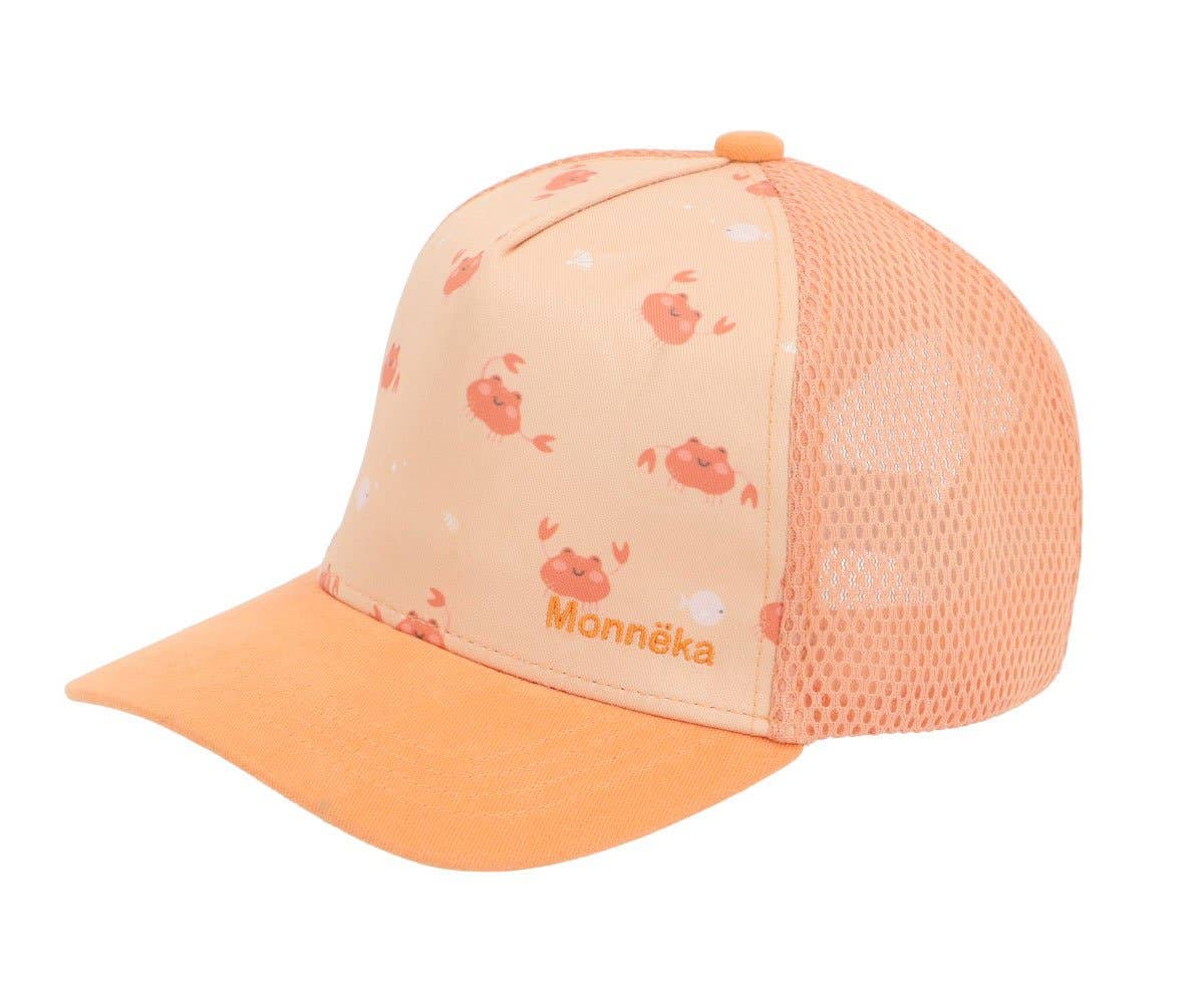 casquette de protection solaire enfant crabes monneka