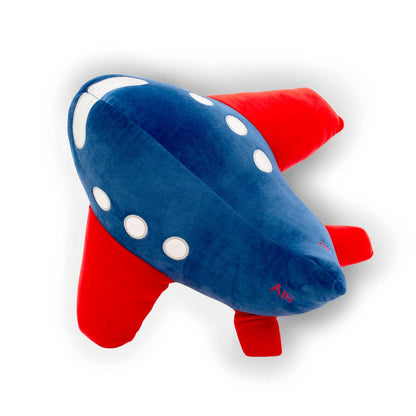 Coussin peluche avion 40 cm