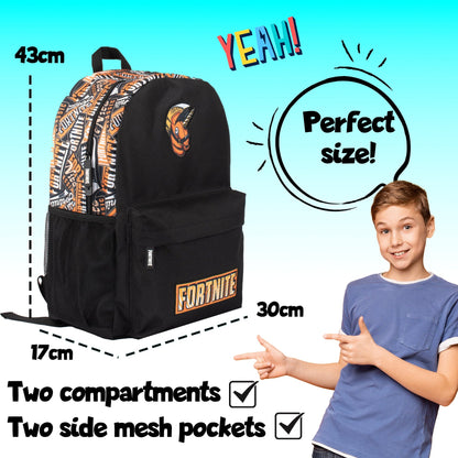 Sac à dos – Fortnite Orange for Boys | Fringoo