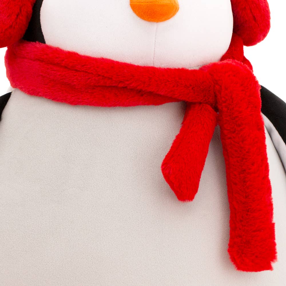 Peluche Orange Life Pingouin avec écharpe (20cm)