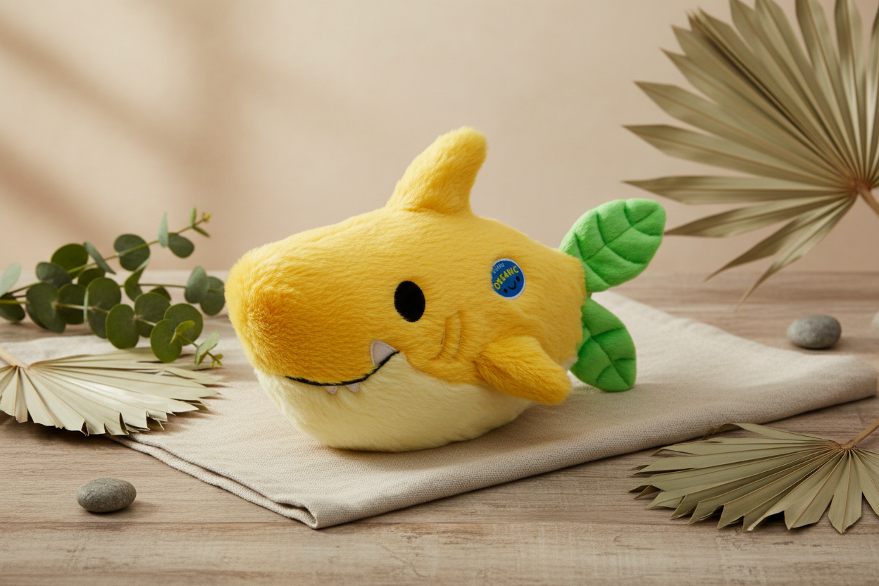 Mini Peluche Squishable Requin Citron