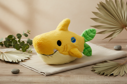 Mini Peluche Squishable Requin Citron